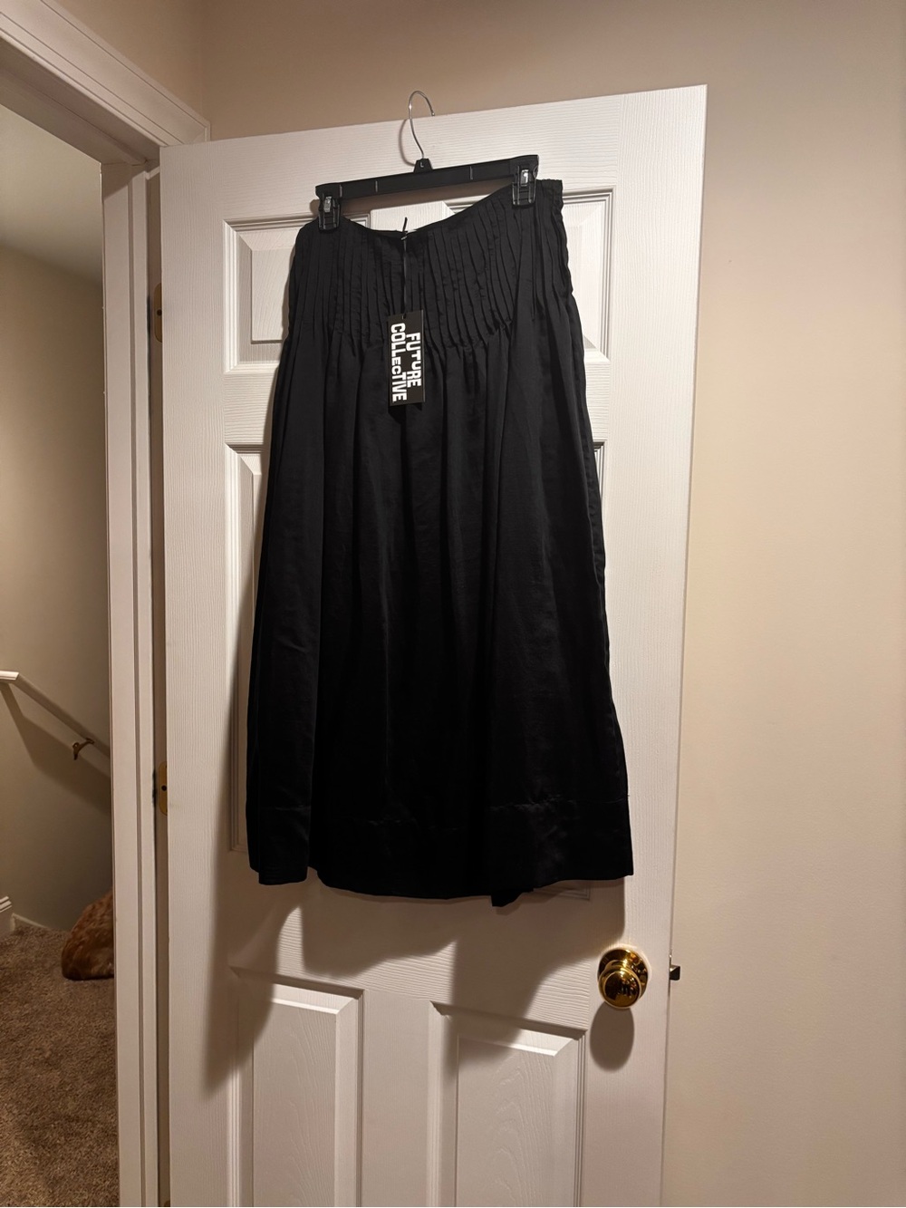 NWT Black Midi Skirt